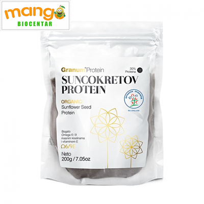 Suncokretov protein 200gr granumfood suncokret hajdukovo