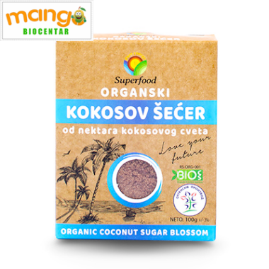 Kokosov secer 100gr superfood-organski proizvod