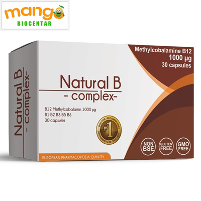 Natural B complex 30kapsula