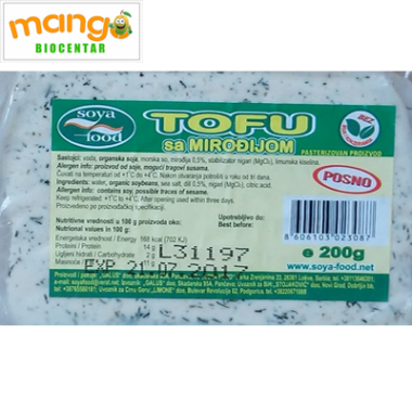 Tofu sir sa mirodjijom 200gr Soya Food