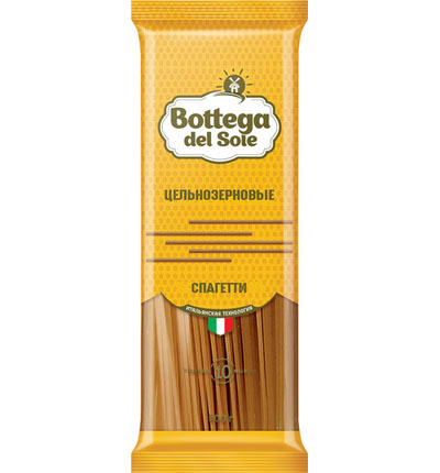 Integralna testenina špagete 500gr „Bottega del Sole“