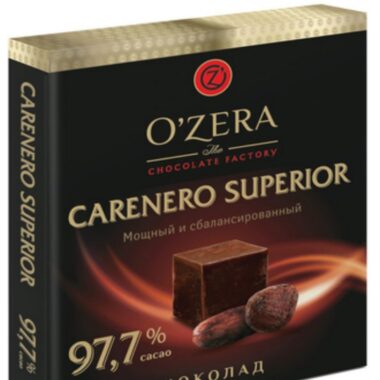 Crna čokolada carenero 97.7% kakao delova 90gr KDV