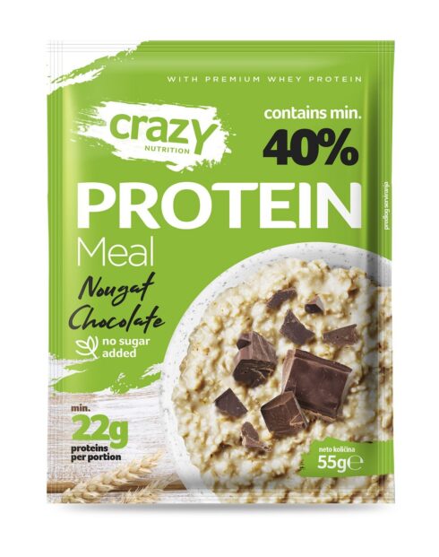 Proteinska kasa nugat-čokolada 55gr Crazy