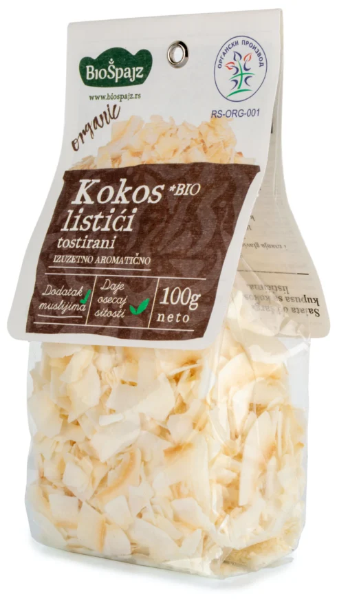 Kokos listići 100g Bio Špajz - organski proizvod