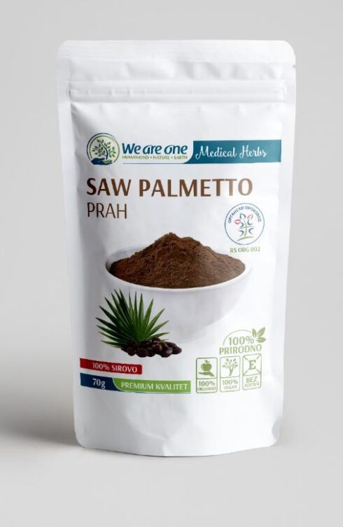 Saw palmetto u prahu 70g We are one / The best of nature – organski proizvod