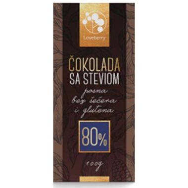 crna-cokolada-80%-kakao-delova-100g-loveberry-bez-glutena-sa-steviom